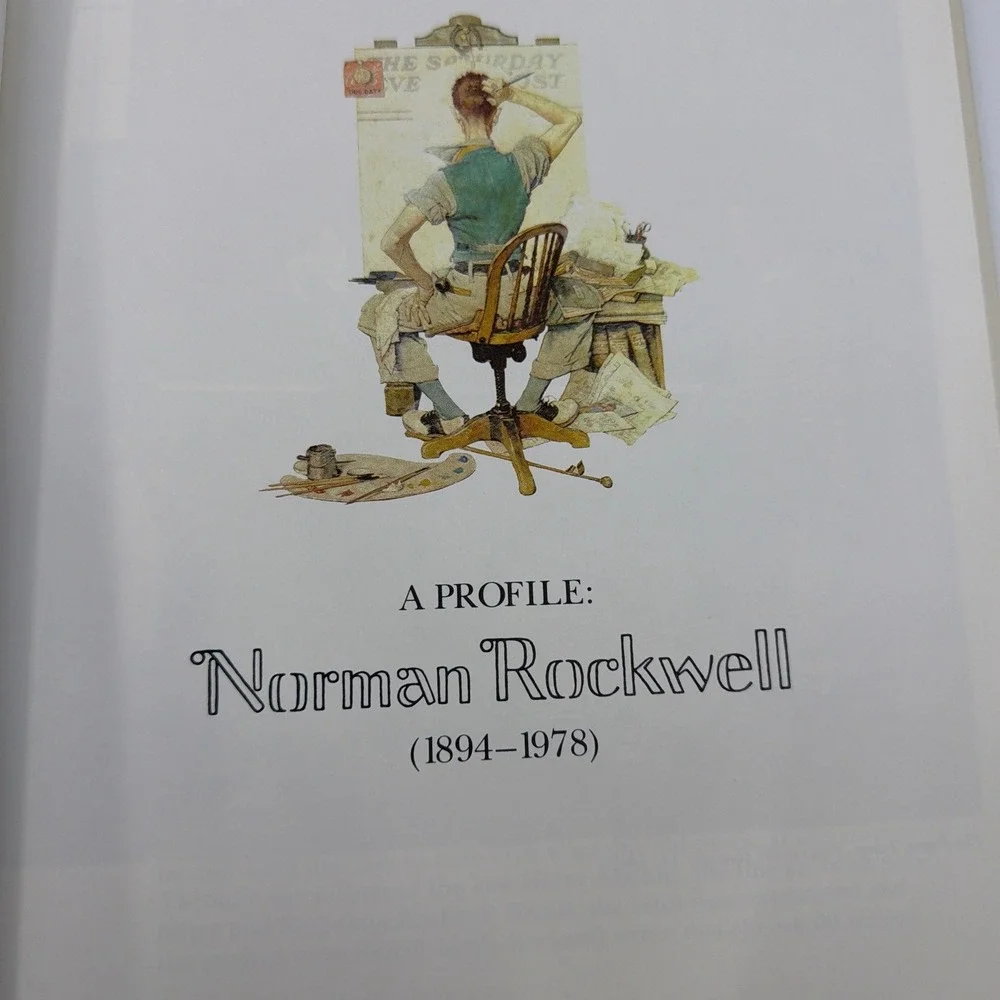 Norman Rockwell The Faith of America Hardcover Book Fred Bauer Guidepost Vintage